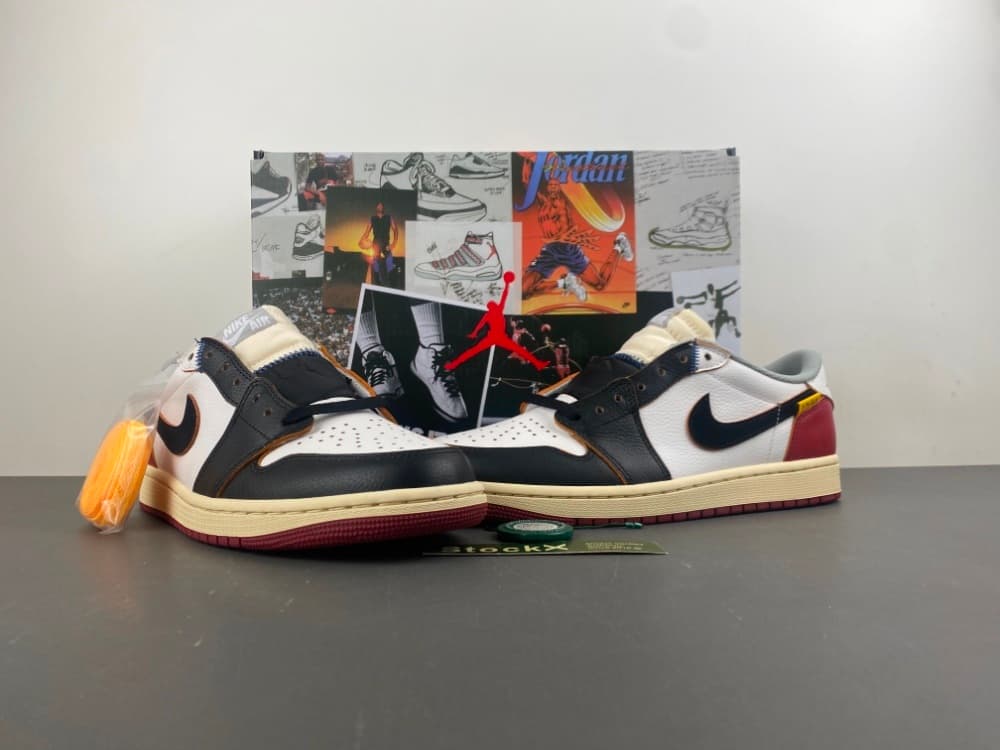 Version 21! Air Jordan 1 Retro Low*fragment Design x Union UN