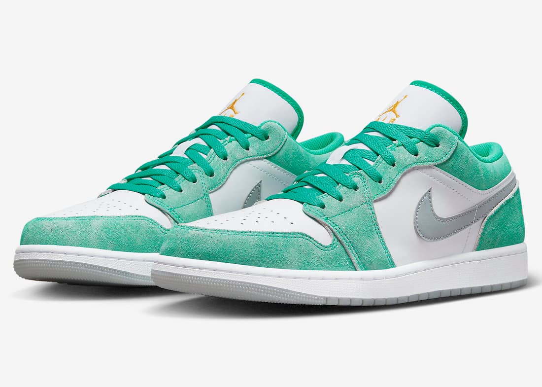 Official Photos of the Air Jordan 1 Low “New Emerald