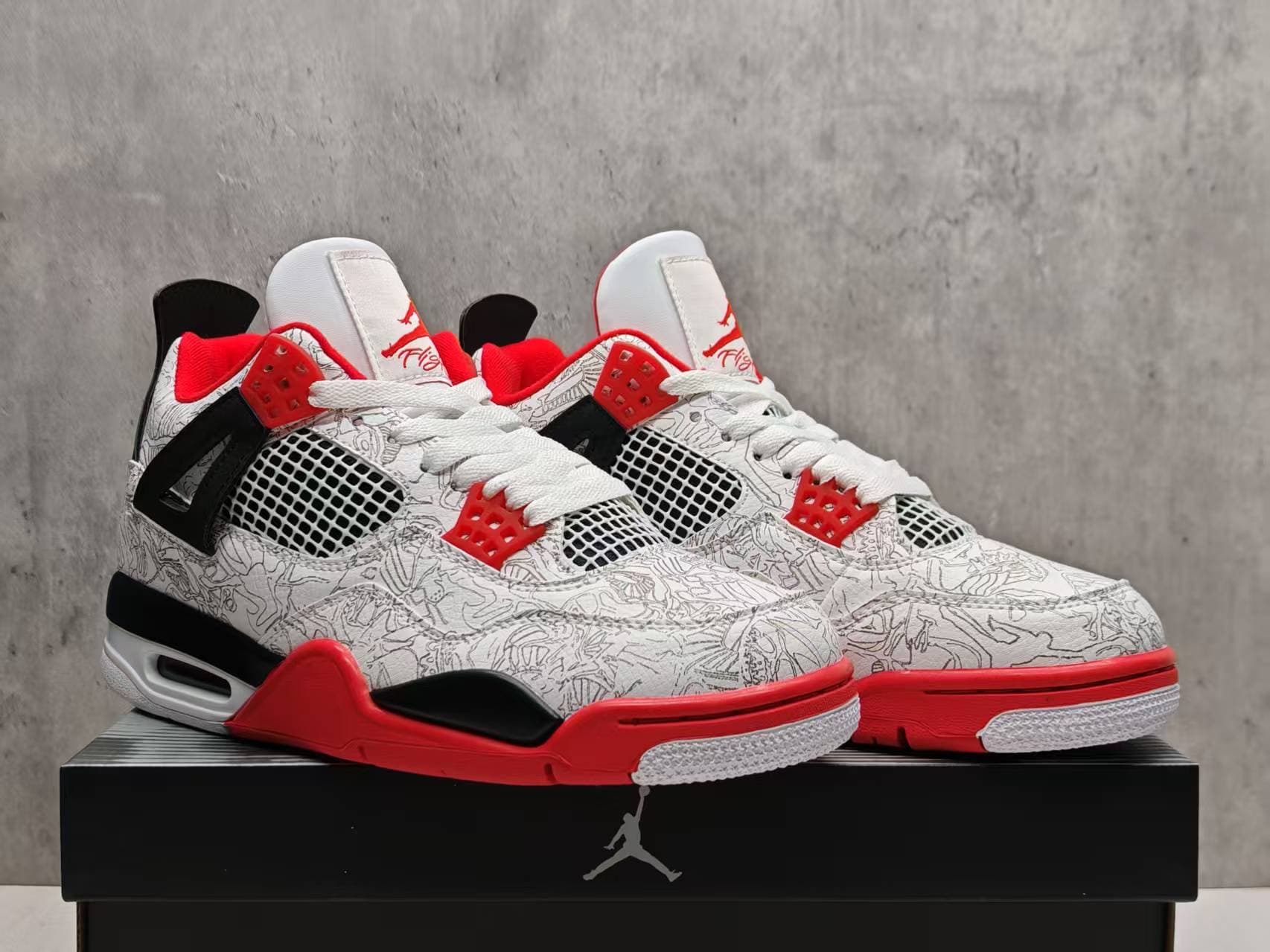 Air Jordan 4 white aurora