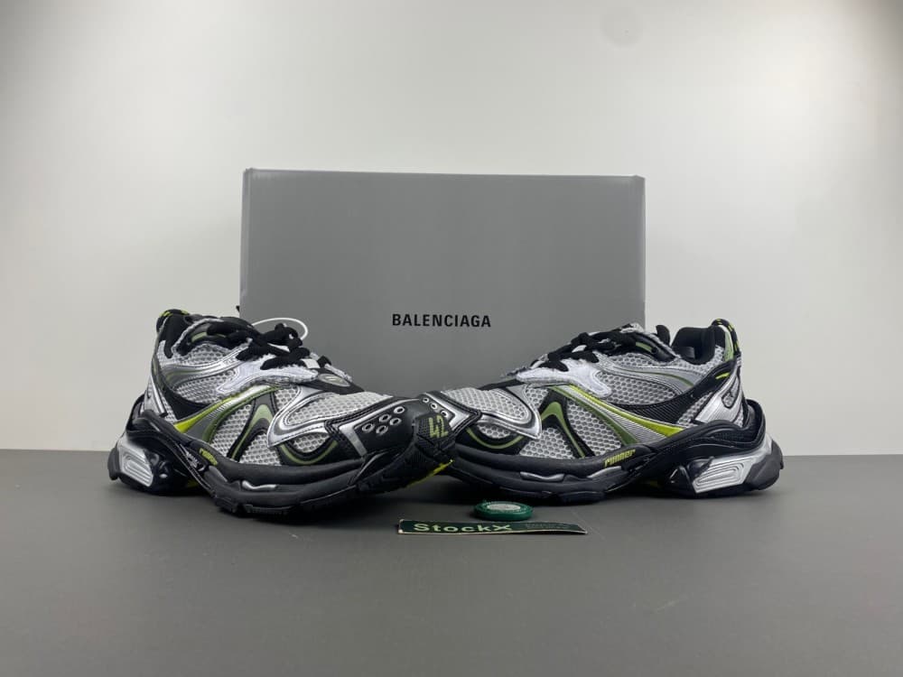 Balenciaga 7.5-2 Second Generation Silver-Black-Green