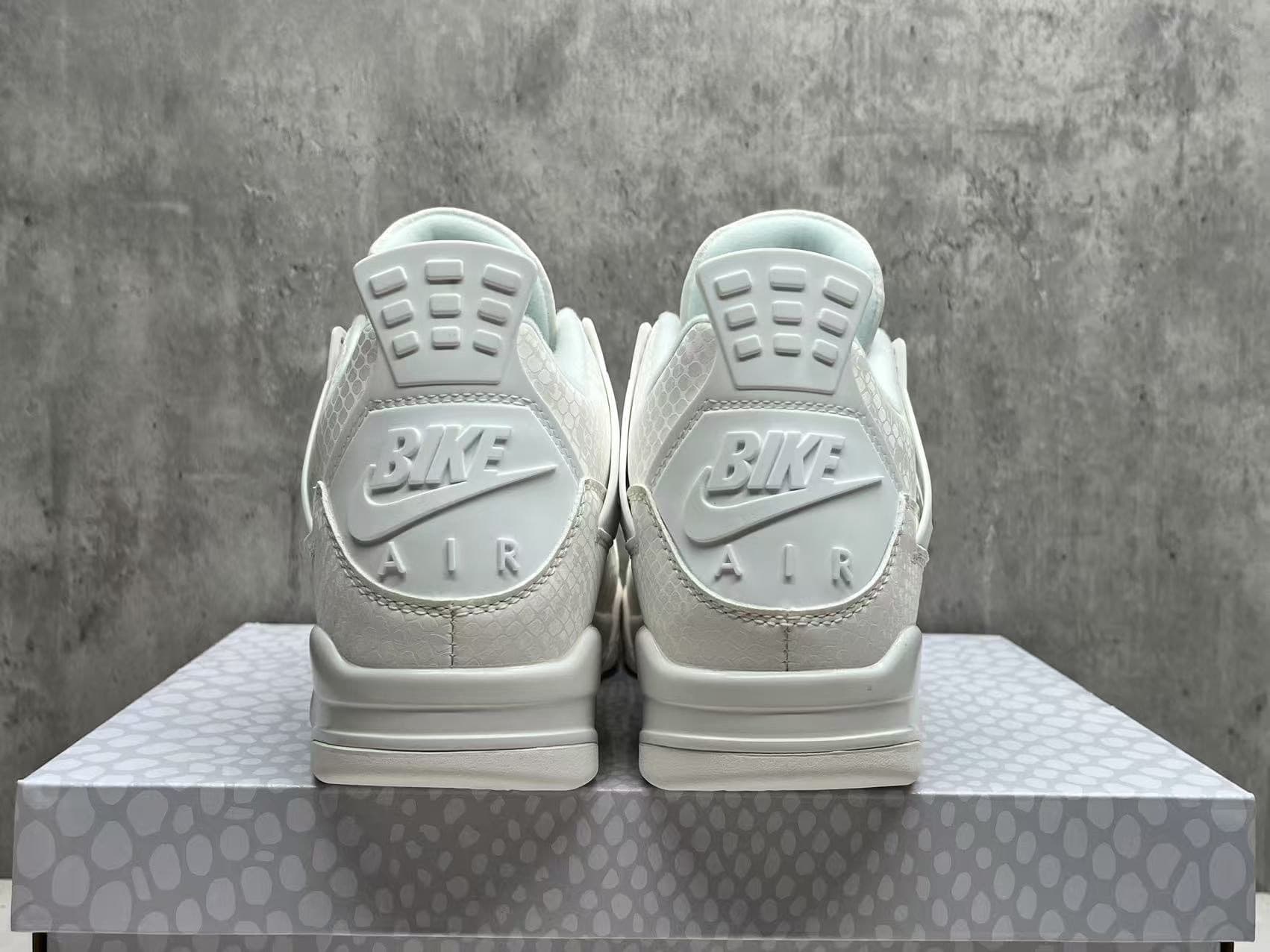Air Jordan 4 white manba