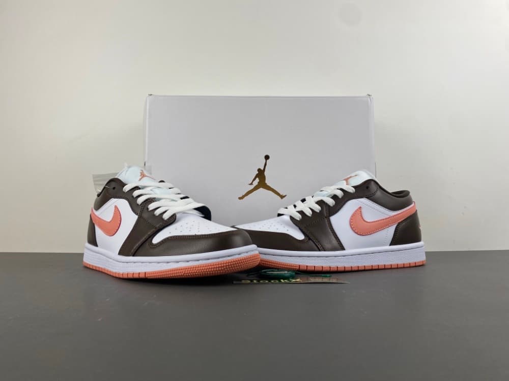 Air Jordan 1 Low White Coffee Powder.