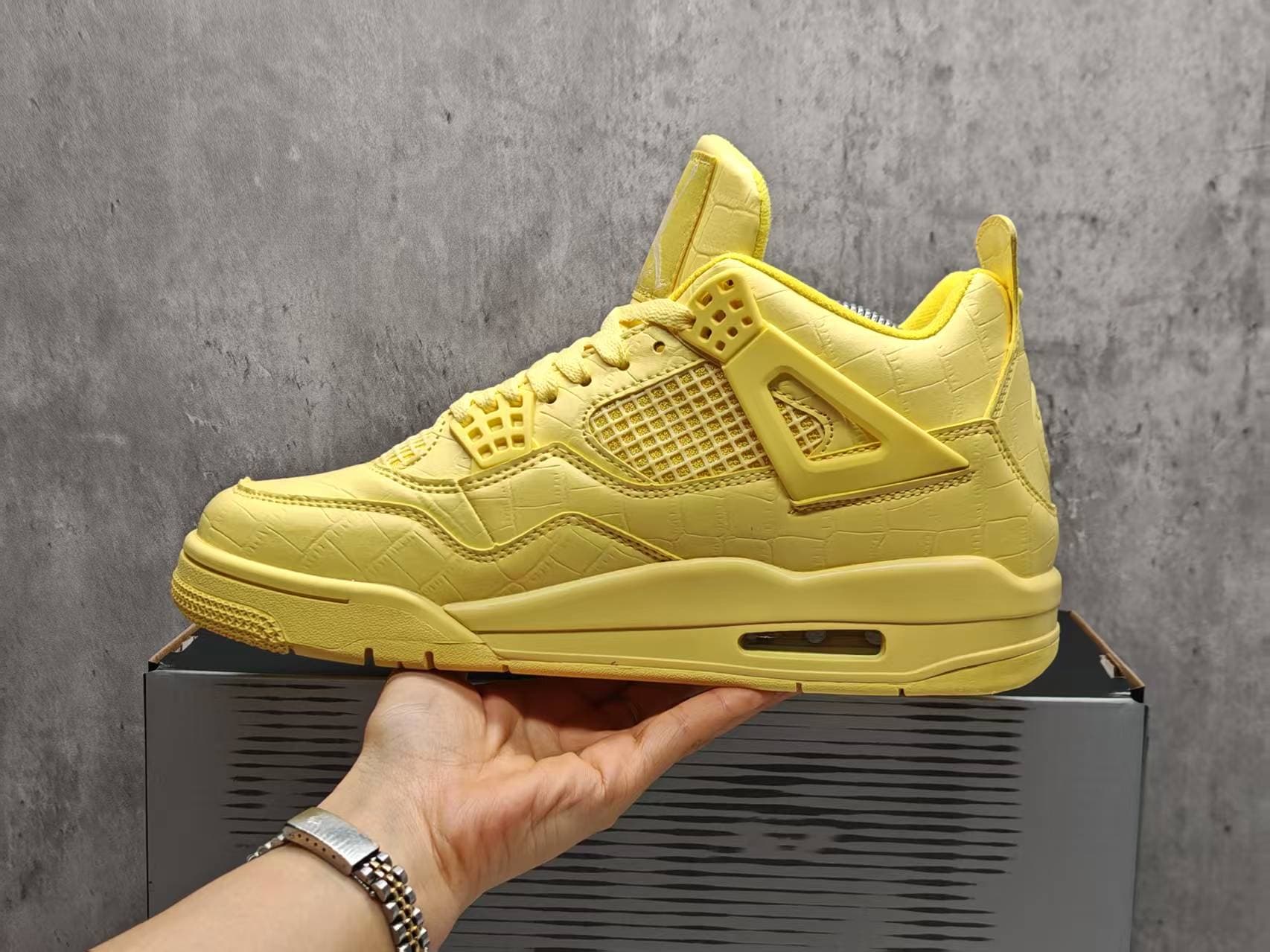 Air Jordan 4 cream yellow