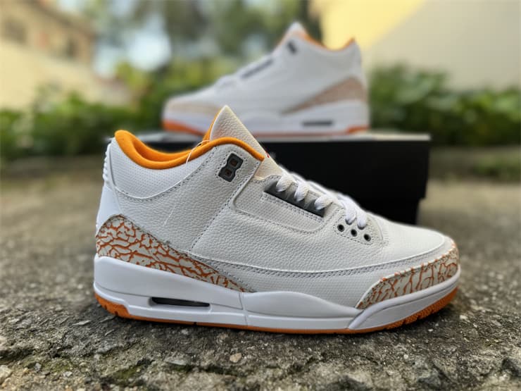Jordan Air Jordan 3 Retro "White and Orange Peel"